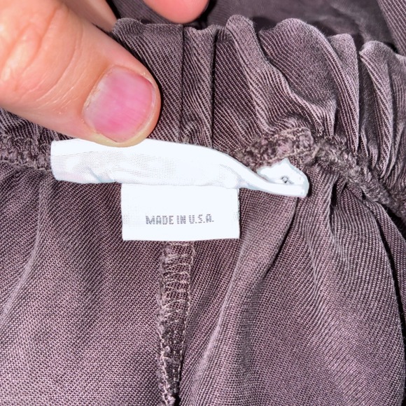 Bryn Walker Casbah Brown Elastic Waist 100% Tencel Wide Leg Pants Women Size M - Picture 4 of 10